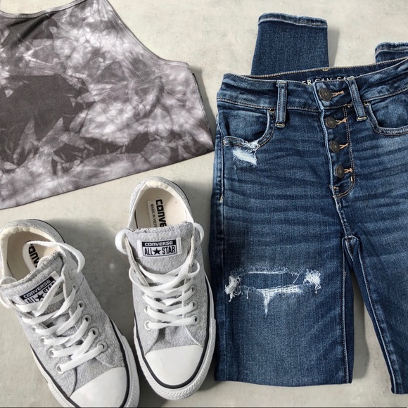 CONVERSE All-Star White/Grey - Picture 4 of 4